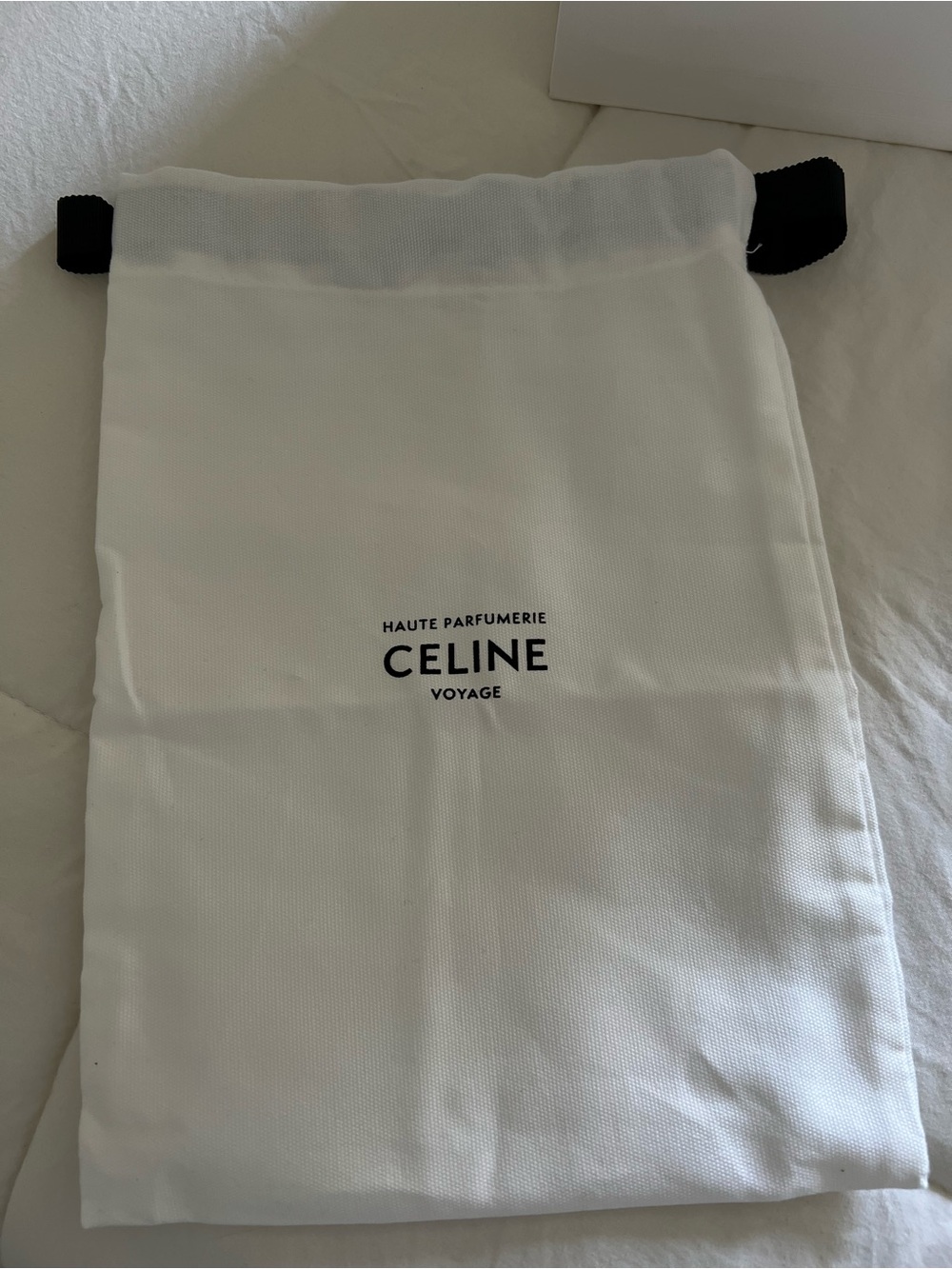 Celine White Packaging with Gold Spray Nozzle